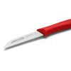 Cuchillo Mondador Acero Inoxidable Arcos Nova 80 Mm Color Rojo