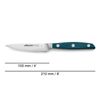 Cuchillo Mondador Acero Inoxidable Arcos Brooklyn 100 Mm Color Azul