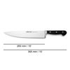 Cuchillo Chef Acero Inoxidable Arcos Opera 260 Mm Color Negro