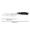 Cuchillo Queso Acero Inoxidable Arcos Riviera 145 Mm Color Negro