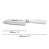 Cuchillo Santoku Acero Inoxidable Arcos Riviera Blanc 140 Mm Blanco