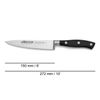 Cuchillo Chef Acero Inoxidable Arcos Riviera 150 Mm Color Negro