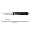 Cuchillo Mondador Acero Inoxidable Arcos Universal 75 Mm Color Negro