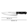 Cuchillo Chef Acero Inoxidable Arcos Universal 200 Mm Color Negro