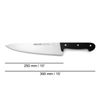 Cuchillo Chef Acero Inoxidable Arcos Universal 250 Mm Color Negro