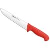 Cuchillo Carnicero Acero Inoxidable Arcos 2900 210 Mm Color Rojo