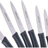 Arcos Cuchillos Cocina Profesional| Cuchillo Universal | 6 Piezas | Cuchillos De Pelar | Cuchillo Fruta | Cuchillos Verduras| Puntilla | Negro