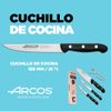 Arcos Juego De Cuchillos | Cuchillo Japones Arcos | Cuchillo Profesional | 4 Piezas | Cuchillo Verduras 100 Mm + Cuchillo Cocina 150 Mm + Cuchillo Santoku Con Alveolos 170 Mm + Pelador De Patatas