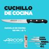 Arcos Juego De Cuchillos Cocina | Arcos Maitre Cuchillos | 5 Piezas | Chef (215 Mm) + Cuchillo Cocina (150 Mm) + Cuchillo Verduras (100 Mm) + Cuchillo Jamonero Alveolos (240 Mm) +  Tijera Cocina