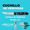 Arcos Juego De Cuchillos Cocina | Arcos Maitre Cuchillos | 5 Piezas | Chef (215 Mm) + Cuchillo Cocina (150 Mm) + Cuchillo Verduras (100 Mm) + Cuchillo Jamonero Alveolos (240 Mm) +  Tijera Cocina