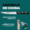 Arcos Juego Cuchillos Cocina Arcos | Arcos Cuchillos | Cuchillo Profesional  | 6 Piezas | Chef 215 Mm + Cocina 150 Mm, Verduras 100 Mm + Tijera Cocina + Pelador De Fruta Y Verdura + Pinza Para Pescado