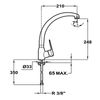 Grifo Teka In914 Limit Caudal Cromo 53.914.c6