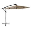 Parasol Excéntrico Upf+50 De Acero/poliéster 300øx260cm Roma Beige Kitgarden Beige