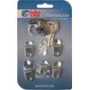 Btv kit cerradura buzon universal nº2 oro ref 60004