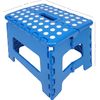 Taburete Plegable De Pvc - Azul Lunares (alto. 22 Cm X Largo. 29 Cm)