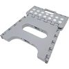 Taburete Plegable De Pvc - Gris (alto. 18 Cm X Largo. 21 Cm)