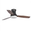 Ventilador De Techo Con Luz Tonsay Ø132 Cms Marron 2xe27 15w 3 Palas Faro 33386