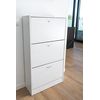 Zapatero Madera, Tres Puertas, Zapatero Puertas Oscilobatientes, Mueble  Auxiliar, Medidas: 63cms Ancho, 24cms Profundo, 115cms Alto (blanco) con  Ofertas en Carrefour