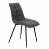 Dupi Pack 4 Sillas Comedor De Tela, Estructura Reforzada Y Respaldo Y Asiento Acolchado. Silla Moderna Modelo Confort. (gris Oscura)