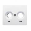 Tapa Toma Tv/fm Blanco Bjc Iris 18330