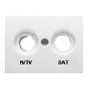 Tapa Toma De R/tv-sat Blanco Bjc Coral 21320