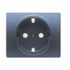 Tapa Enchufe Schuko 2p+tt Acero Neptuno Bjc Iris 18724-an