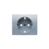 Tapa Base Enchufe Seguridad Aluminio Prusia Bjc Mega 22724-ap