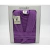 Albornoz Rizo 100% Algodón Calypso Trovador Talla M Morado