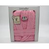 Albornoz Rizo 100% Algodón Calypso Trovador Talla S Rosa