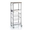 Carrito De Cocina Onda Aluminium Alto,,cerezo Le Gard