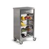 Carro De Cocina, Carrito Verdulero Otto Inox,acero Inoxidable Y Acero Lacado,