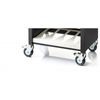 Carrito De Cocina, Verdulero Con Encimera En Acero Inoxidable, Moher,,negro