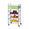 Carrito De Cocina, Verdulero Alesia, Color Aluminio - Verde,,