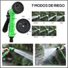 Manguera En Espiral Extensible Verde Claro 20m