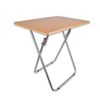 Mesa Plegable Portátil Para Camping Terraza Jardín Mesa De Metal Y Madera