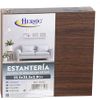 Estanteria Flotante De Madera Color Wengue