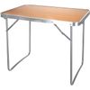 Mesa Plegable Color Natural. Medidas: 70x50x60cm (hersig)