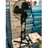 Ventilador De Pie Negro Oscilante 45w 40cm De Diámetro Altura Máxima 130cm 3 Velocidades