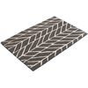 Alfombra Gris Microfibra (180x120 Cm) Shapes