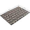 Alfombra Gris Microfibra (180x120 Cm) Shapes