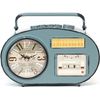 Reloj De Mesa Radio Vintage - Azul