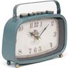 Reloj De Mesa Radio Vintage - Azul