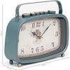 Reloj De Mesa Radio Vintage - Azul