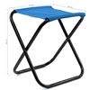 Taburete Plegable Para Camping - Azul