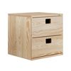 Cajonera Modular 2 Cajones 36x33x36cm.