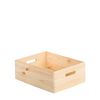 Caja Apilable De Madera De Pino Maciza Astigarraga 14x40x30cm