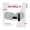 Fonestar Ks-wall-4 White / Altavoces De Megafonía Con Amplificador