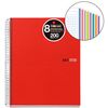 Cuaderno A4 Notebook 8 Pp Rojo 200 Hojas