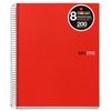 Cuaderno A4 Notebook 8 Pp Rojo 200 Hojas