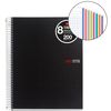 Cuaderno A5 Notebook 8 Pp Negro 200 Hojas